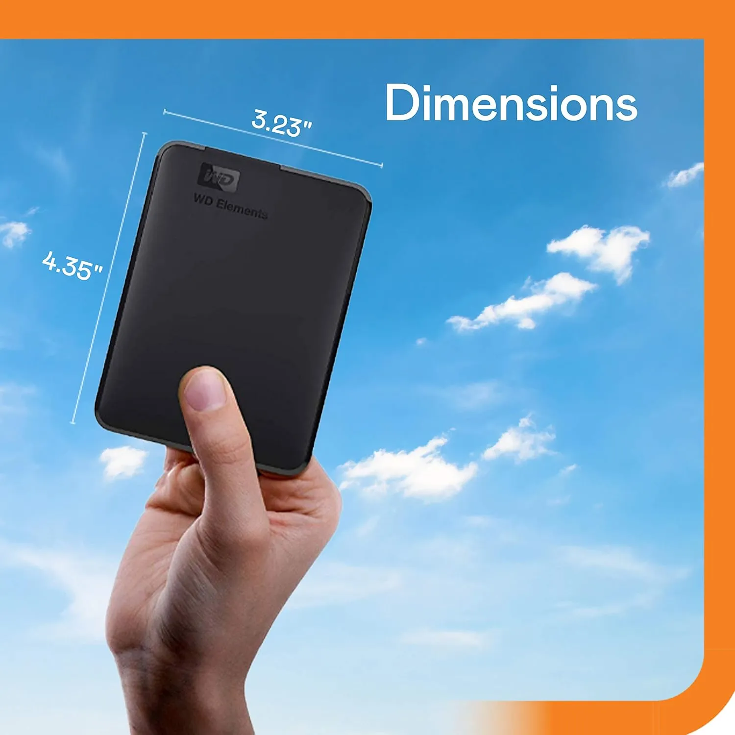WD External USB Hard Disk Elements 5TB view 6